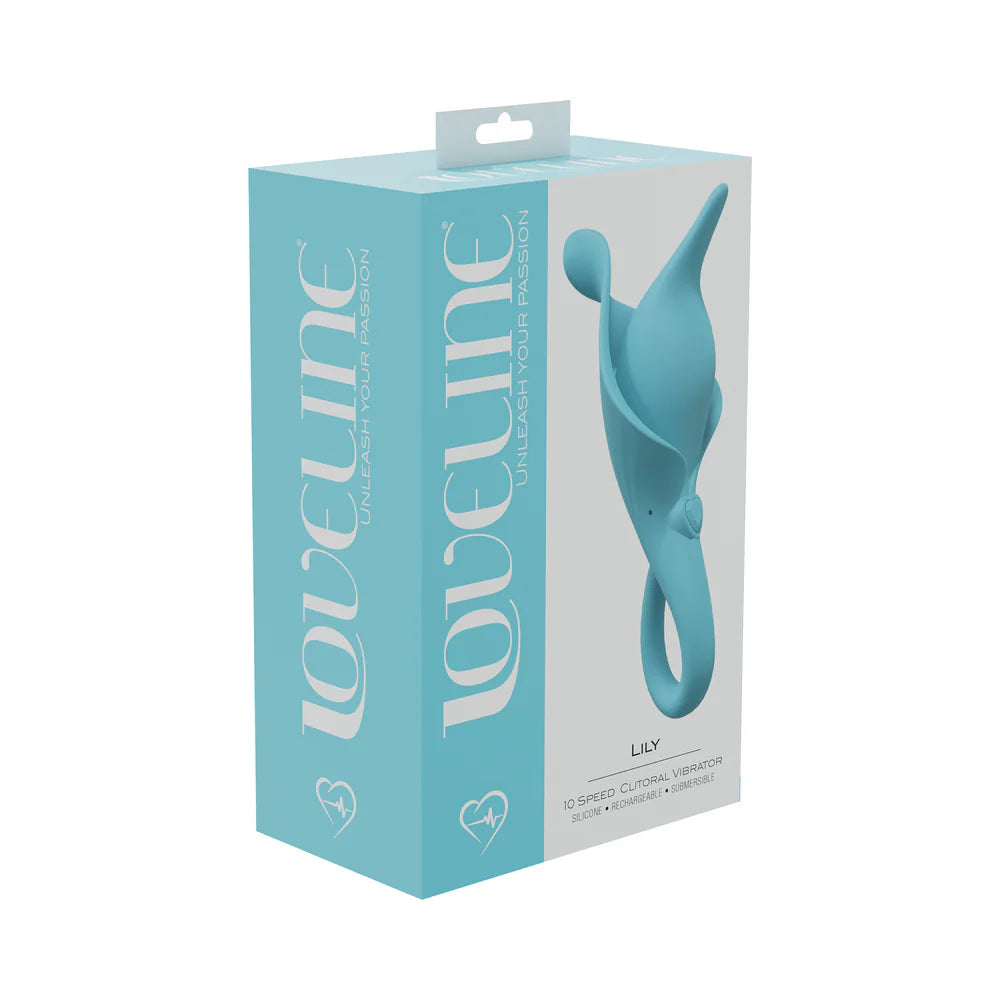 LoveLine® Lily Clitoral Vibrator Blue - Rolik®