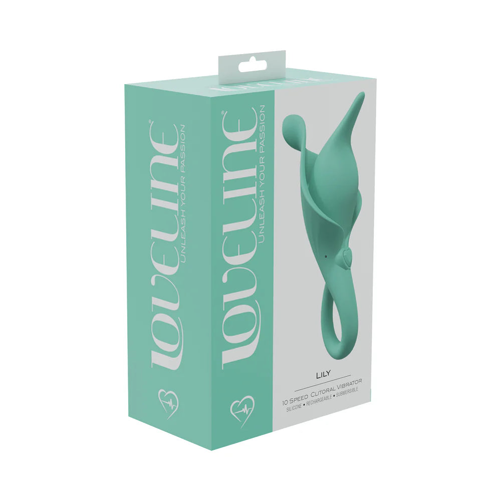 LoveLine® Lily Clitoral Vibrator Green - Rolik®