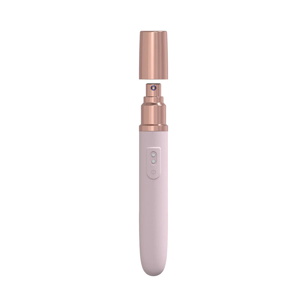 LoveLine® Traveler Vibrator with Built-In Lubricant Dispenser Pink - Rolik®