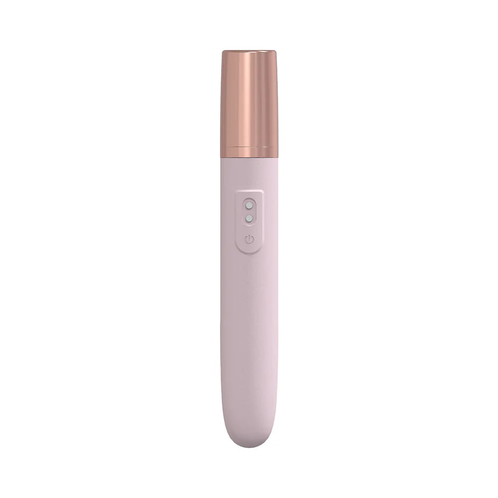 LoveLine® Traveler Vibrator with Built-In Lubricant Dispenser Pink - Rolik®