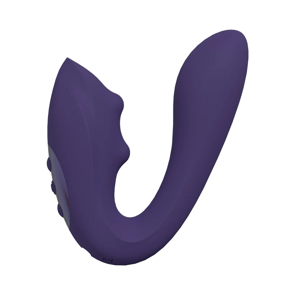Shots Vive Yuki Dual Motor G-Spot Vibrator with Massaging Beads Purple - Rolik®