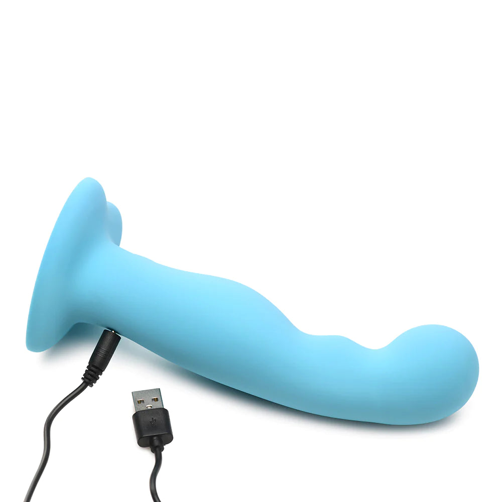 Curve Toys Simply Sweet Vibrating Thick Silicone Dildo with Remote - Rolik®