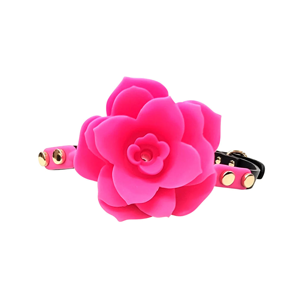 Plesur Company Pink Silicone Breathable Flower Ball Gag - Rolik®