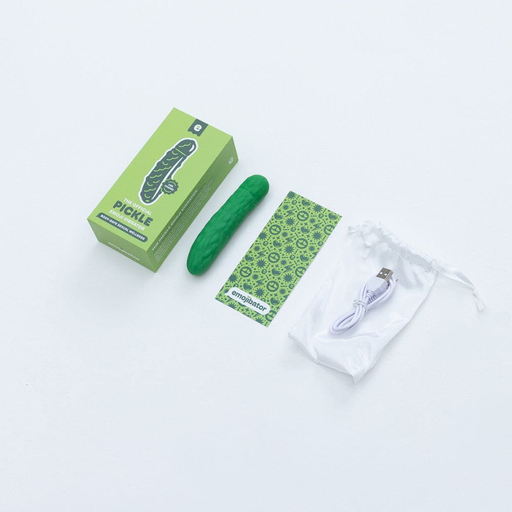 Emojibator® Pickle Rechargeable Vibrator - Rolik®
