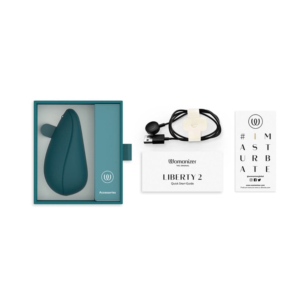 Womanizer Liberty 2 Contact-Free Pleasure Air Stimulator Teal - Rolik®
