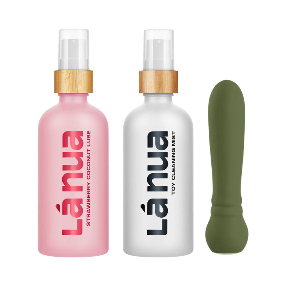 La Nua x Femme Funn Gift Set - Ultra Bullet Vibrator, Mist Toy Cleaner & Strawberry Coconut Lubricant - Rolik®