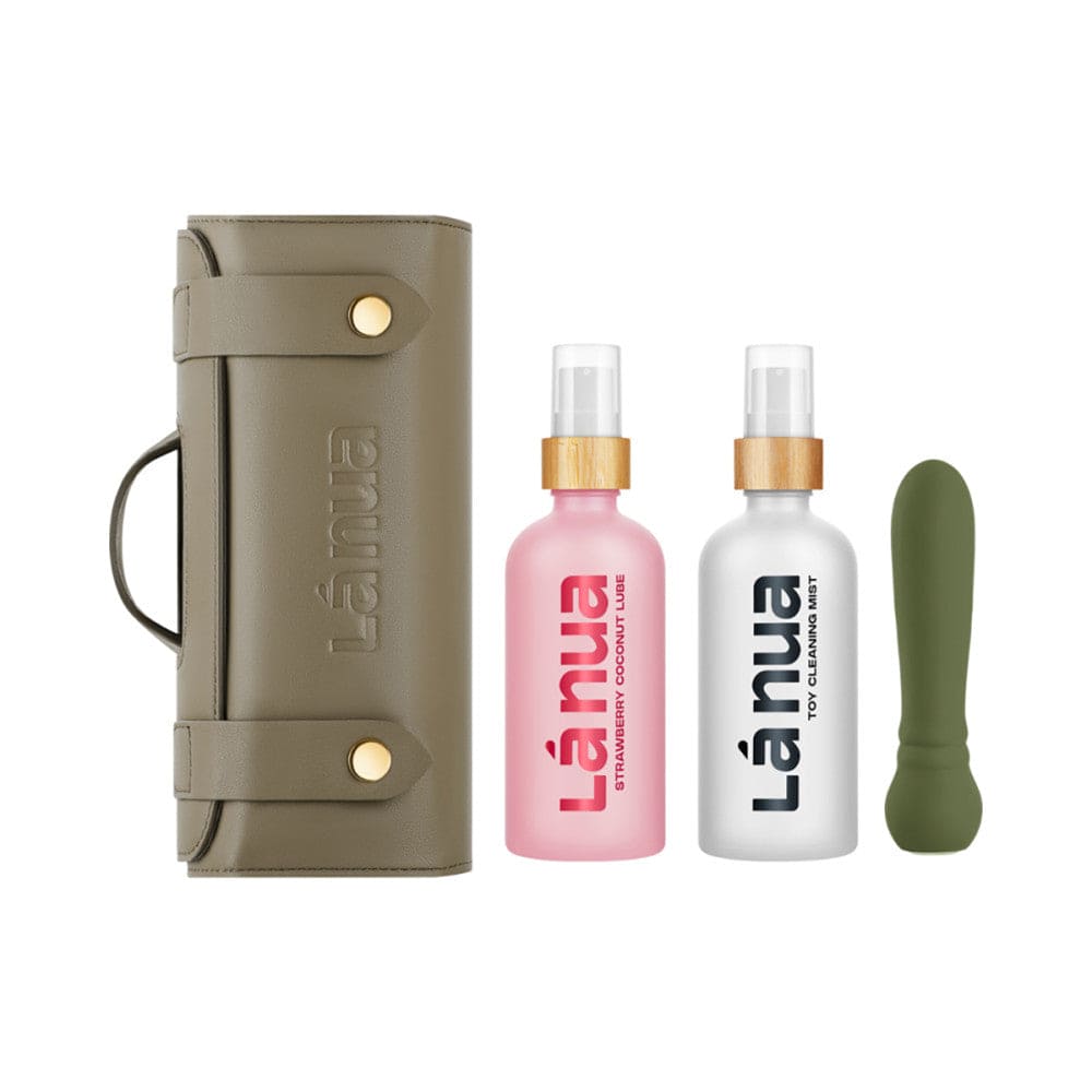 La Nua x Femme Funn Gift Set - Ultra Bullet Vibrator, Mist Toy Cleaner &amp; Strawberry Coconut Lubricant - Rolik®