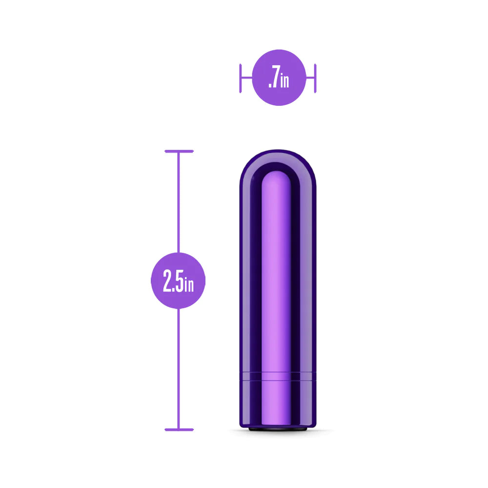 Blush Novelties® Kool Vibes Rechargeable Mini Bullet Vibrator Purple - Rolik®