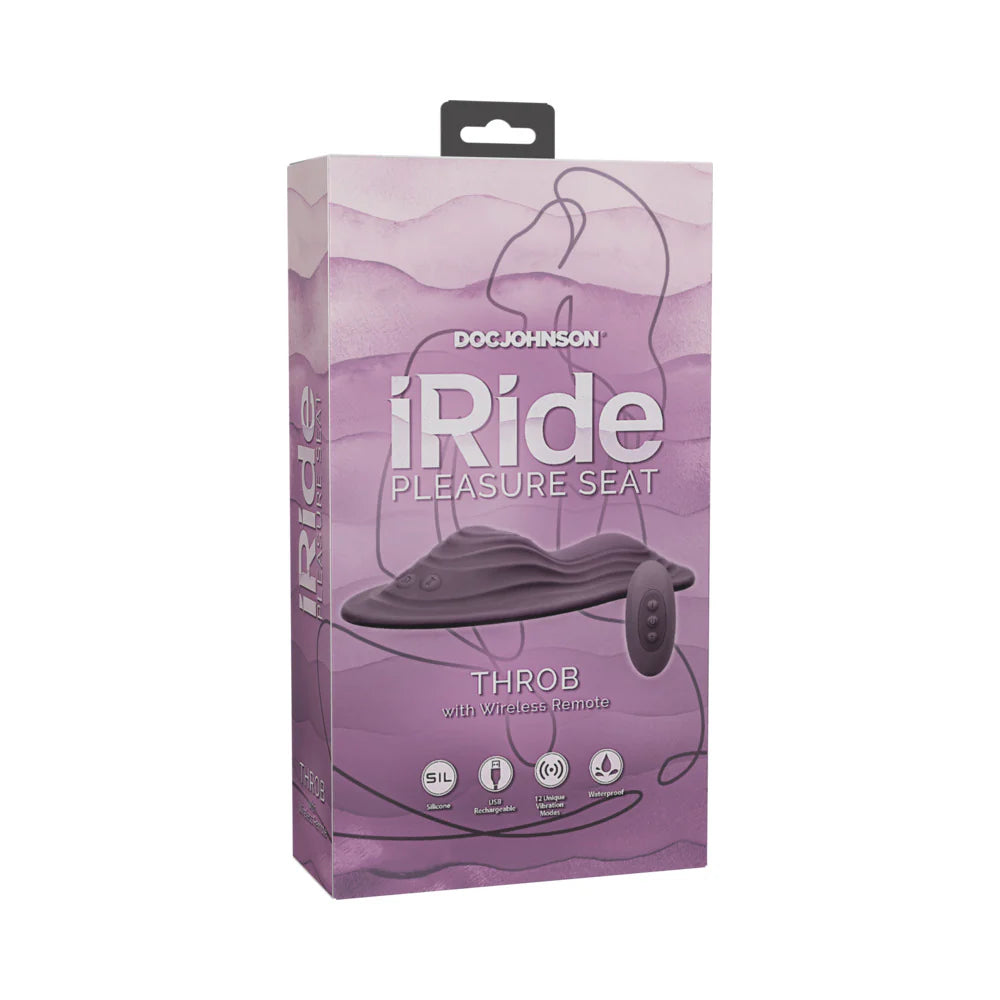 Doc Johnson® iRide Pleasure Seat Throb Rechargeable Grinder with Remote - Rolik®