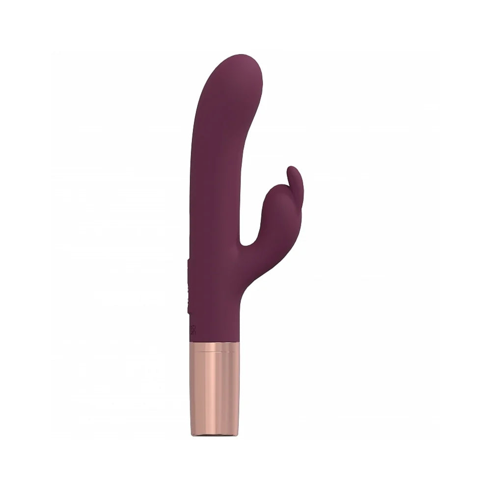 LoveLine® Traveler Rabbit Vibrator with Built-In Lubricant Dispenser Burgundy - Rolik®