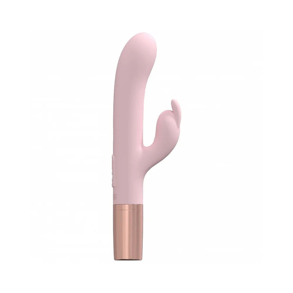 LoveLine® Traveler Rabbit Vibrator with Built-In Lubricant Dispenser Pink - Rolik®