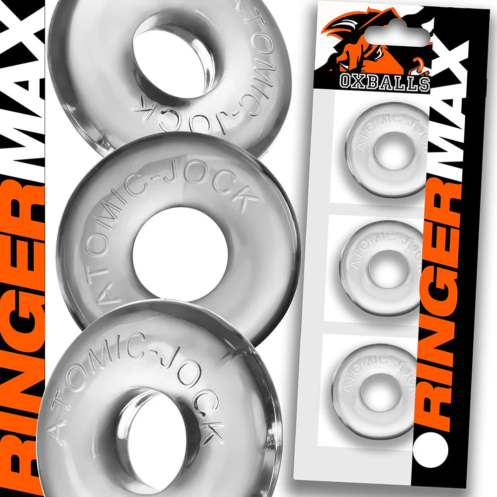 Oxballs Ringer Max C-Ring 3-Pack Clear - Rolik®