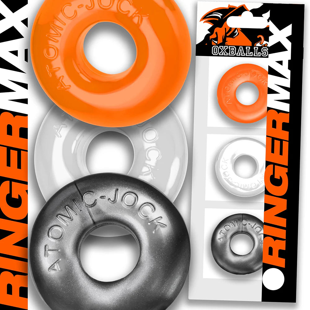 Oxballs Ringer Max C-Ring 3-Pack Hazard - Rolik®