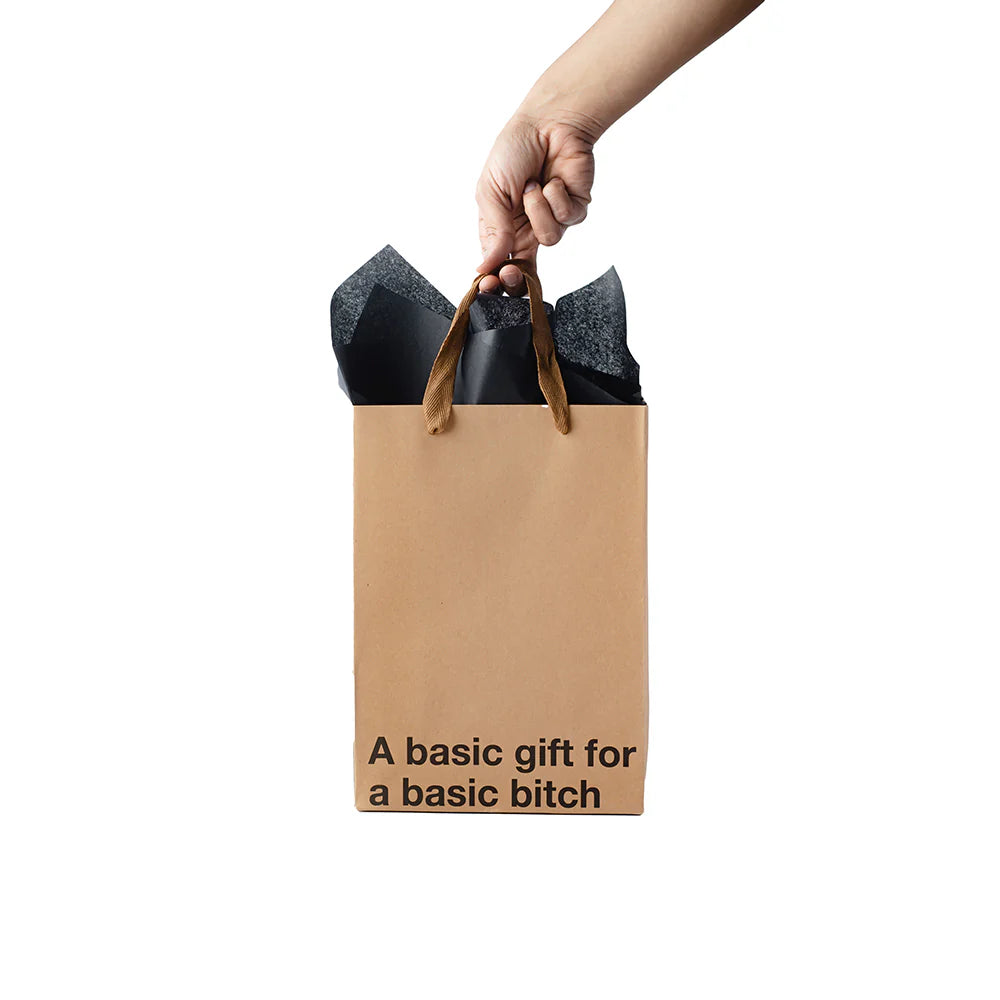 Wood Rocket™ Snarky Gift Bags &quot;A Basic Gift&quot; 3-Pack - Rolik®