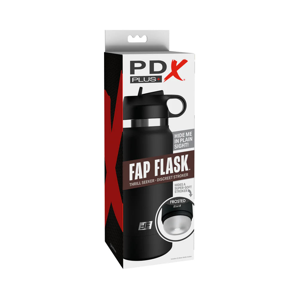 Pipedream® PDX® Plus Fap Flask™ Thrill Seeker Discreet Stroker Black - Rolik®