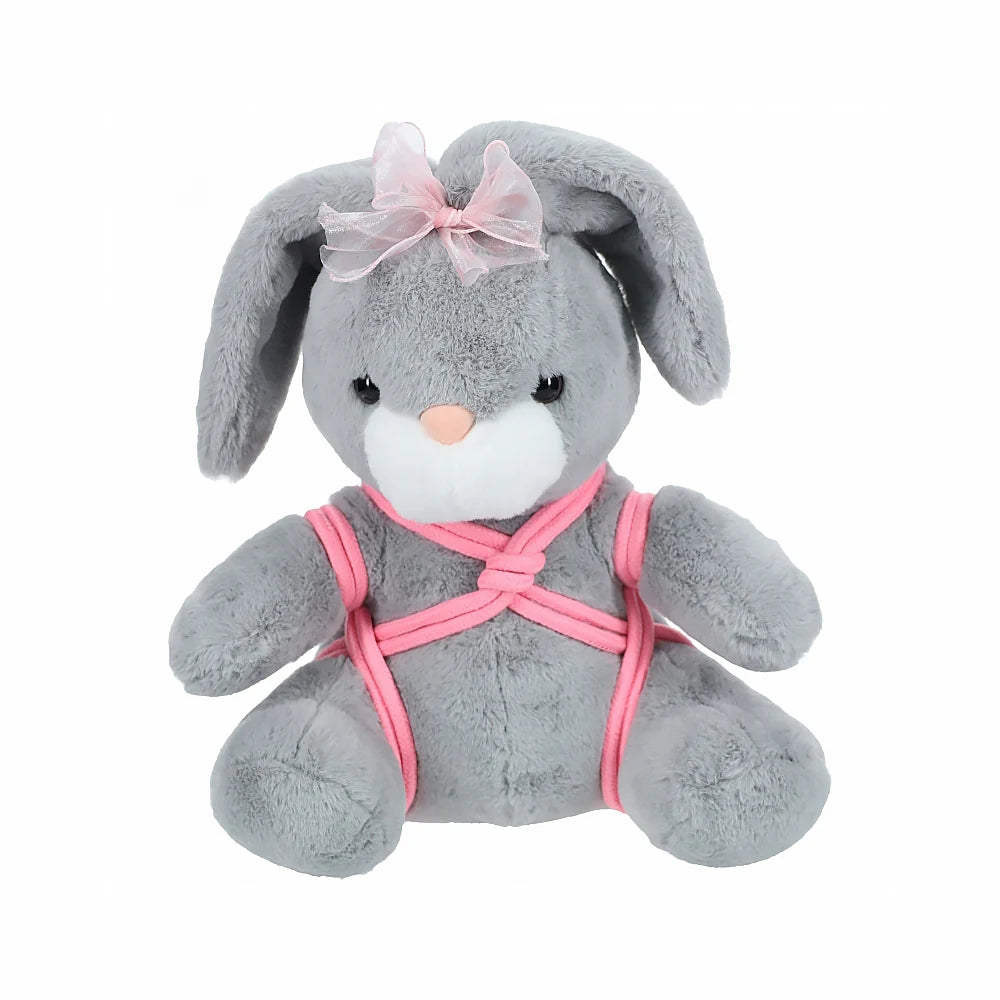 Shibari Bunny Stuffed Animal Gray - Rolik®