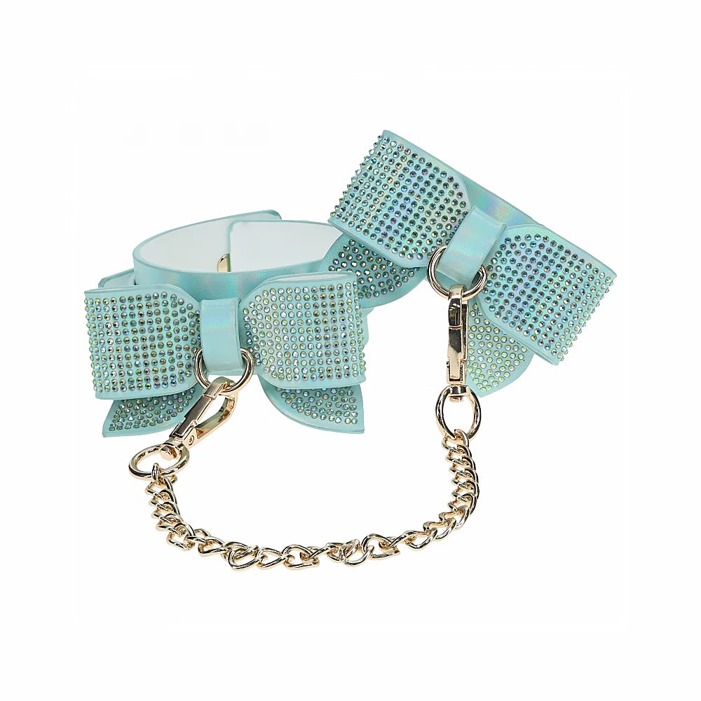 Shots Ouch! Paris Collection Leg Cuffs Blue - Rolik®