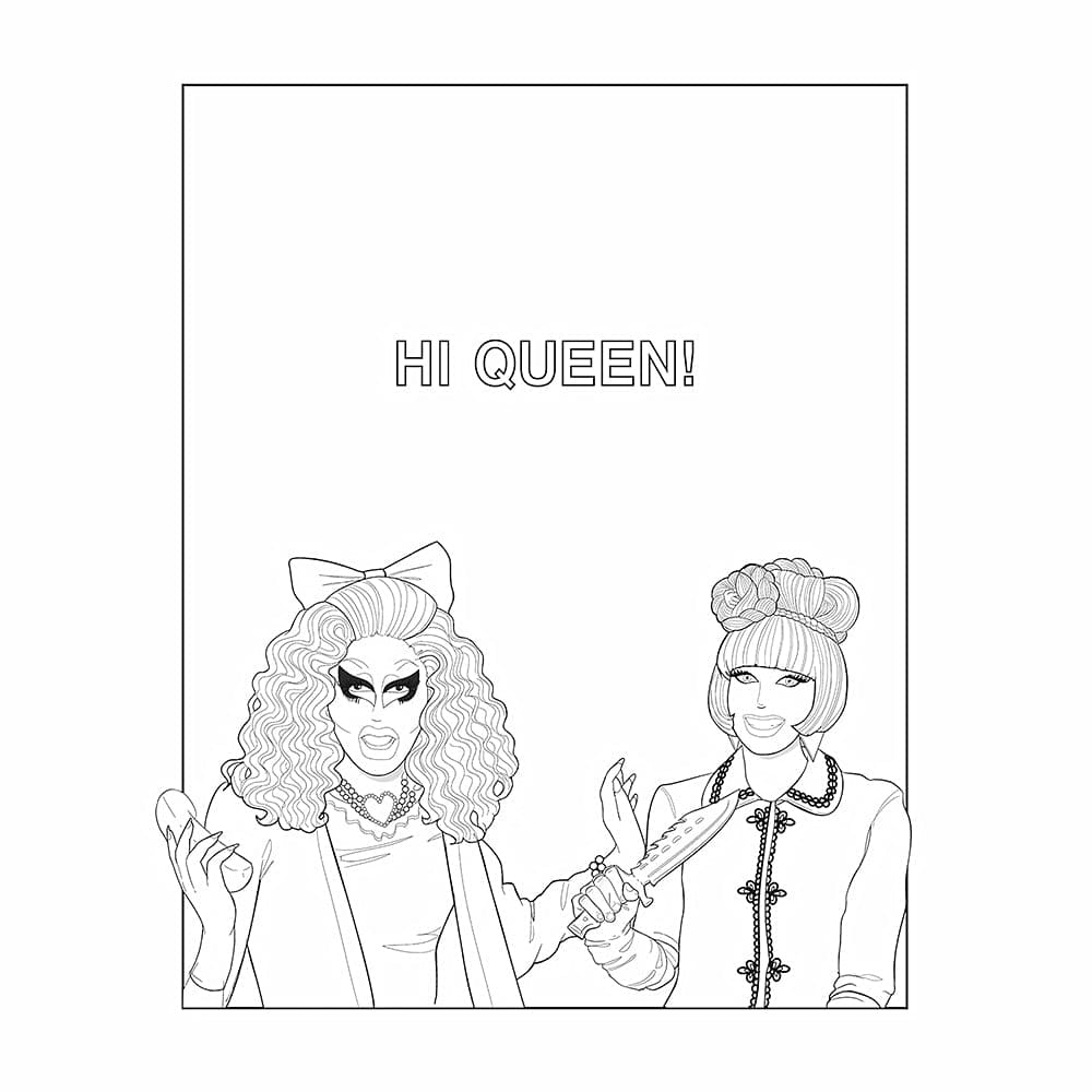 The Official Trixie and Katya Coloring Book - Rolik®