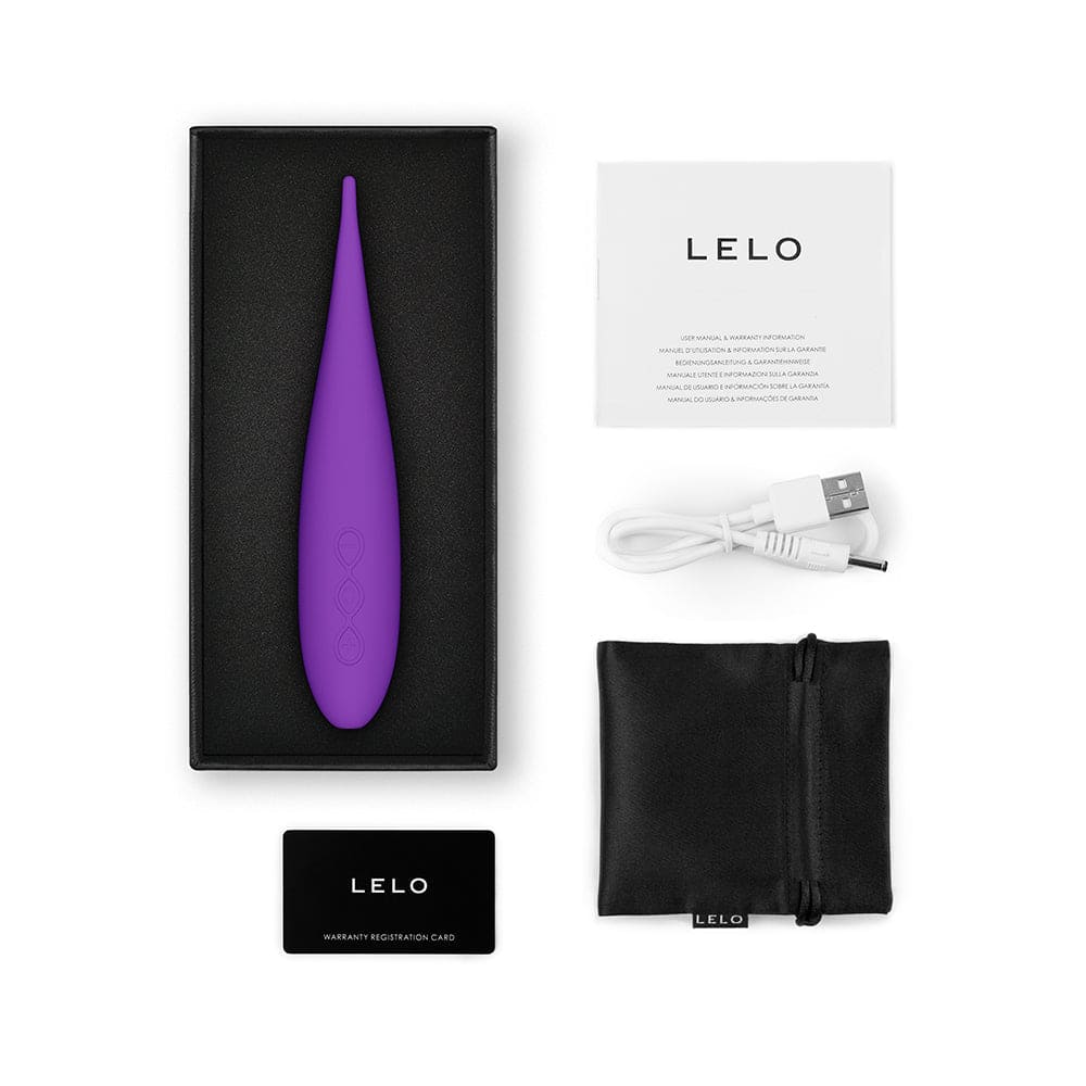 LELO Dot™ Travel Clitoral Pinpoint Vibrator Purple - Rolik®