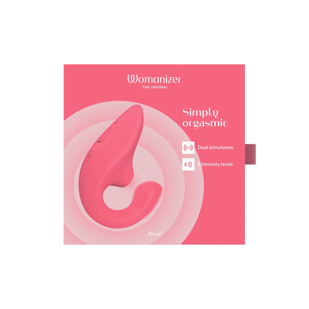 Womanizer Blend Pleasure Air Rabbit Vibrator Coral - Rolik®