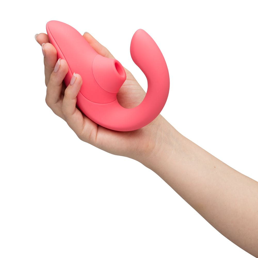 Womanizer Blend Pleasure Air Rabbit Vibrator Coral - Rolik®