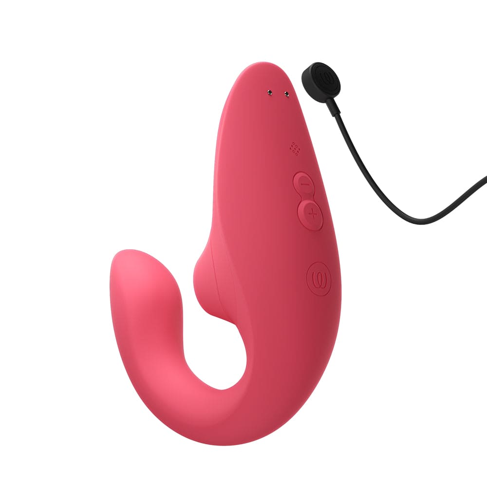 Womanizer Blend Pleasure Air Rabbit Vibrator Coral - Rolik®