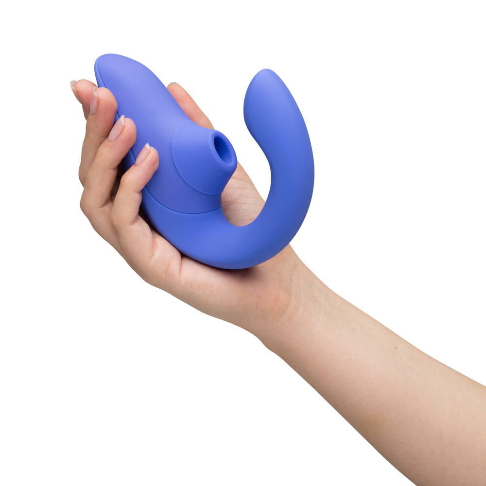 Womanizer Blend Pleasure Air Rabbit Vibrator Blue - Rolik®