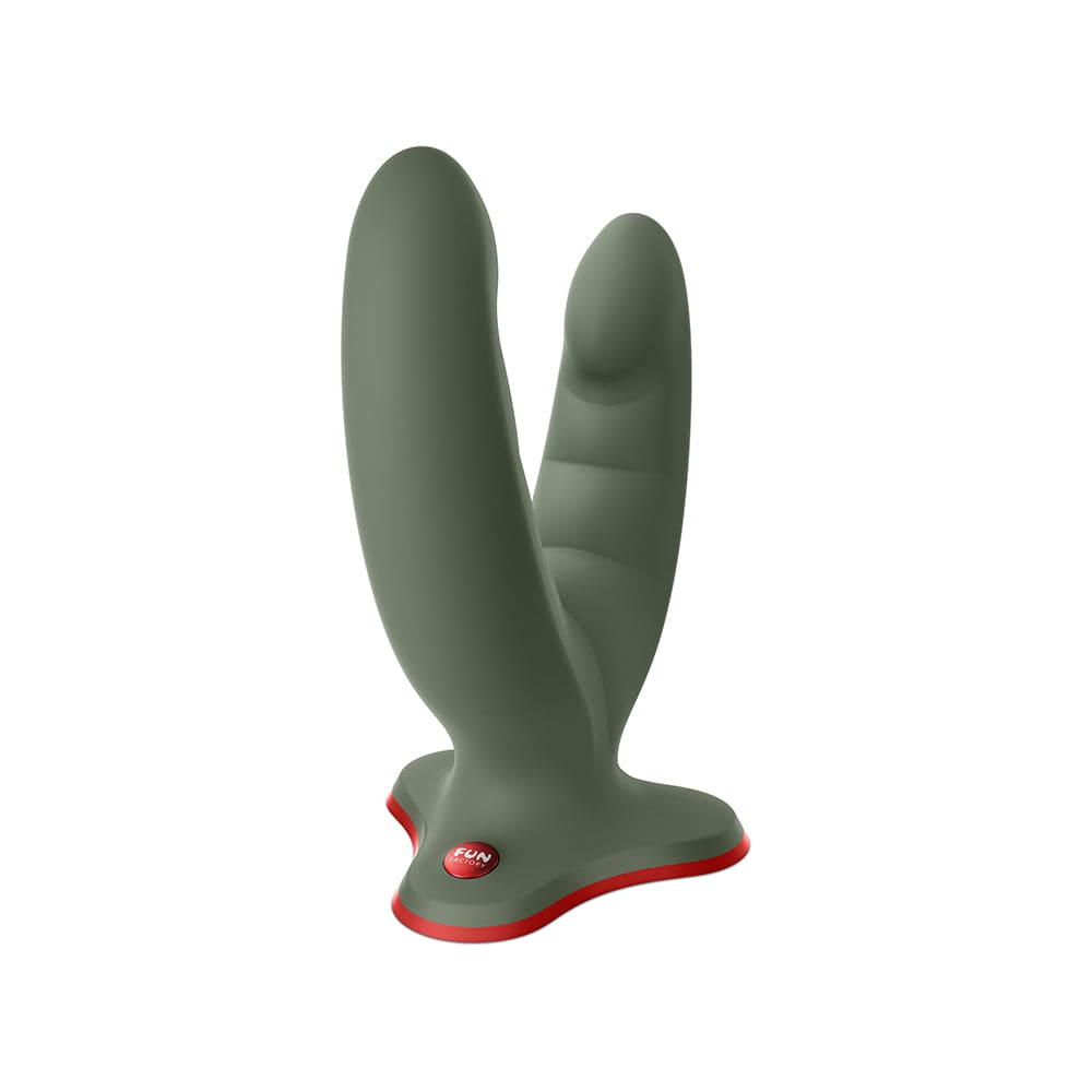 Fun Factory Ryde Dual Stim Grinding Dildo Olive - Rolik®