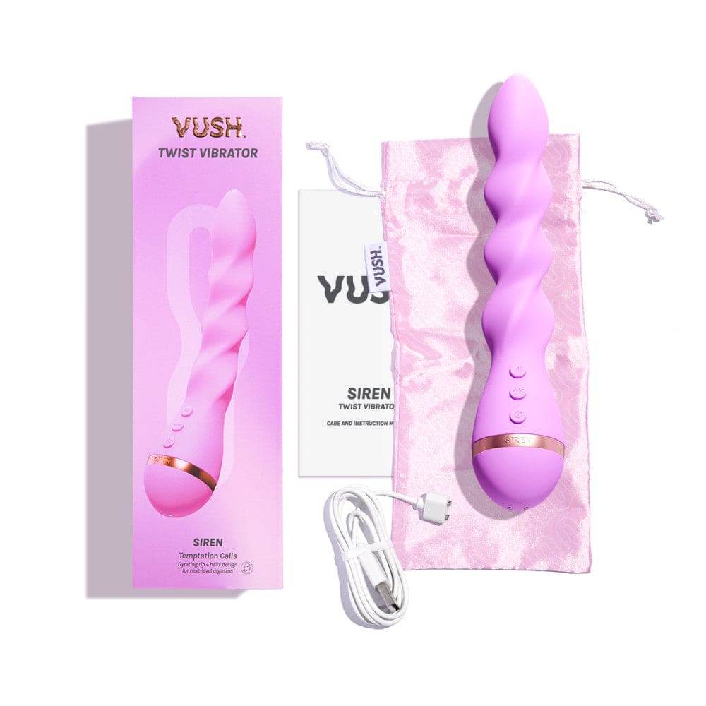 Vush™ Siren Twist Vibrator - Rolik®