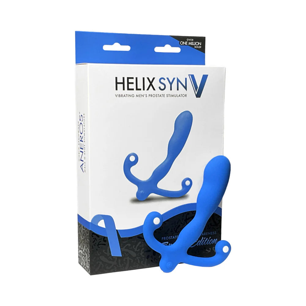 Aneros® Helix SYN V Vibrating Prostate Stimulator Blue - Rolik®