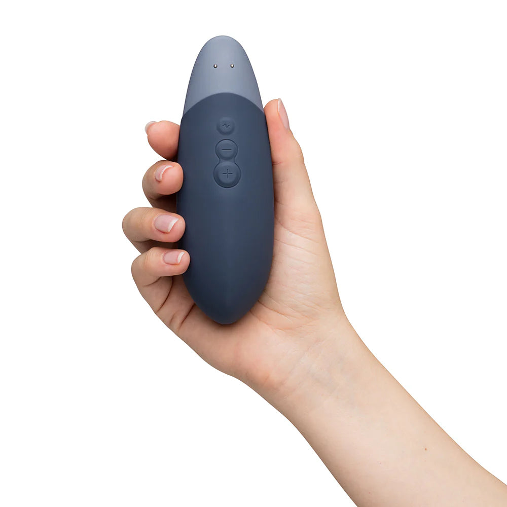 Womanizer Vibe Silent Clitoral Vibrator Blue - Rolik®