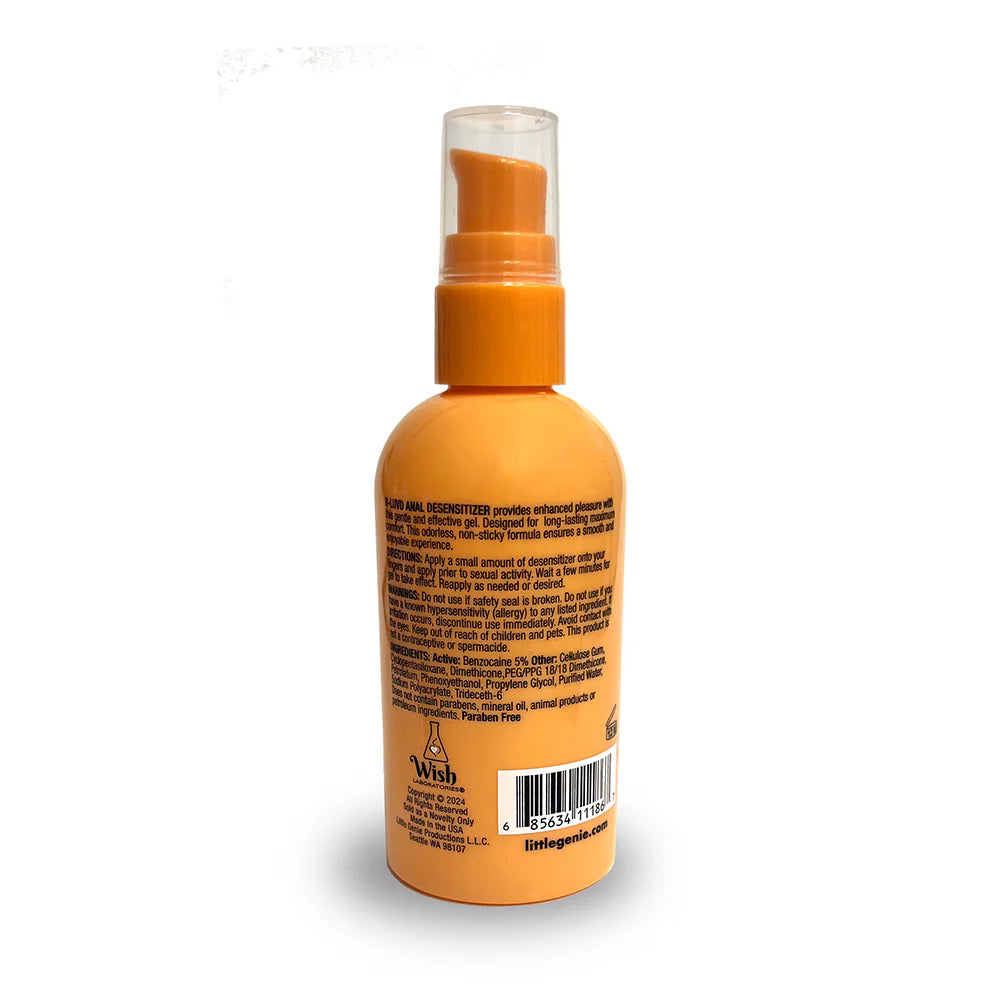 Little Genie B-Luvd Anal Desensitizing Water-Based Lubricant - Rolik®