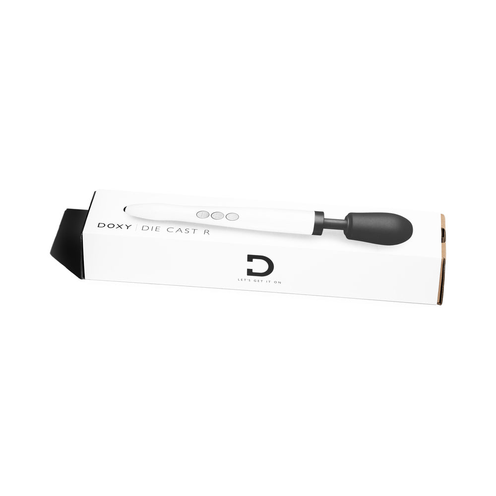 Doxy Die Cast R Rechargeable Wand Massager White - Rolik®