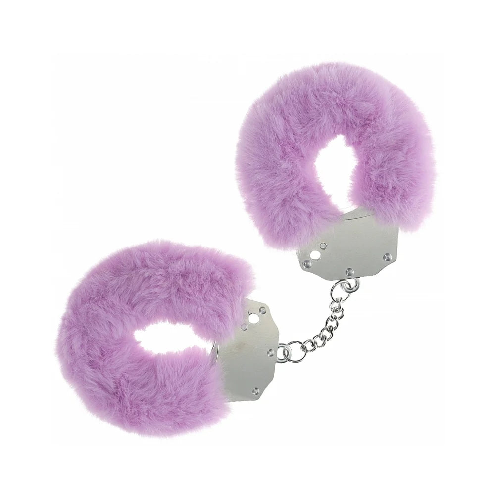 Shots Ouch! Heavy-Duty Fluffy Handcuffs Lavender - Rolik®