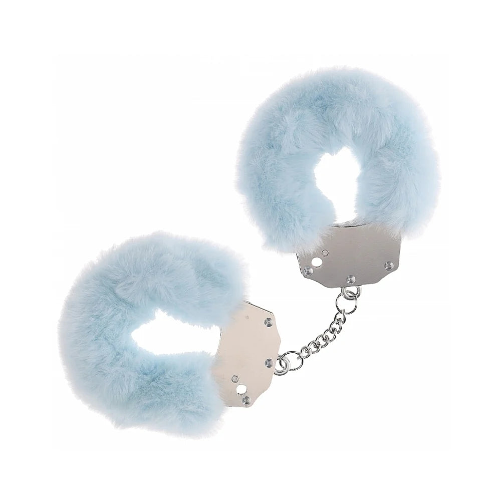 Shots Ouch! Heavy-Duty Fluffy Handcuffs Light Blue - Rolik®