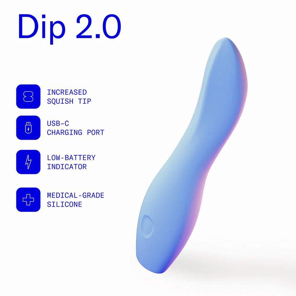 Dame Dip 2.0 Vibrator Periwinkle - Rolik®