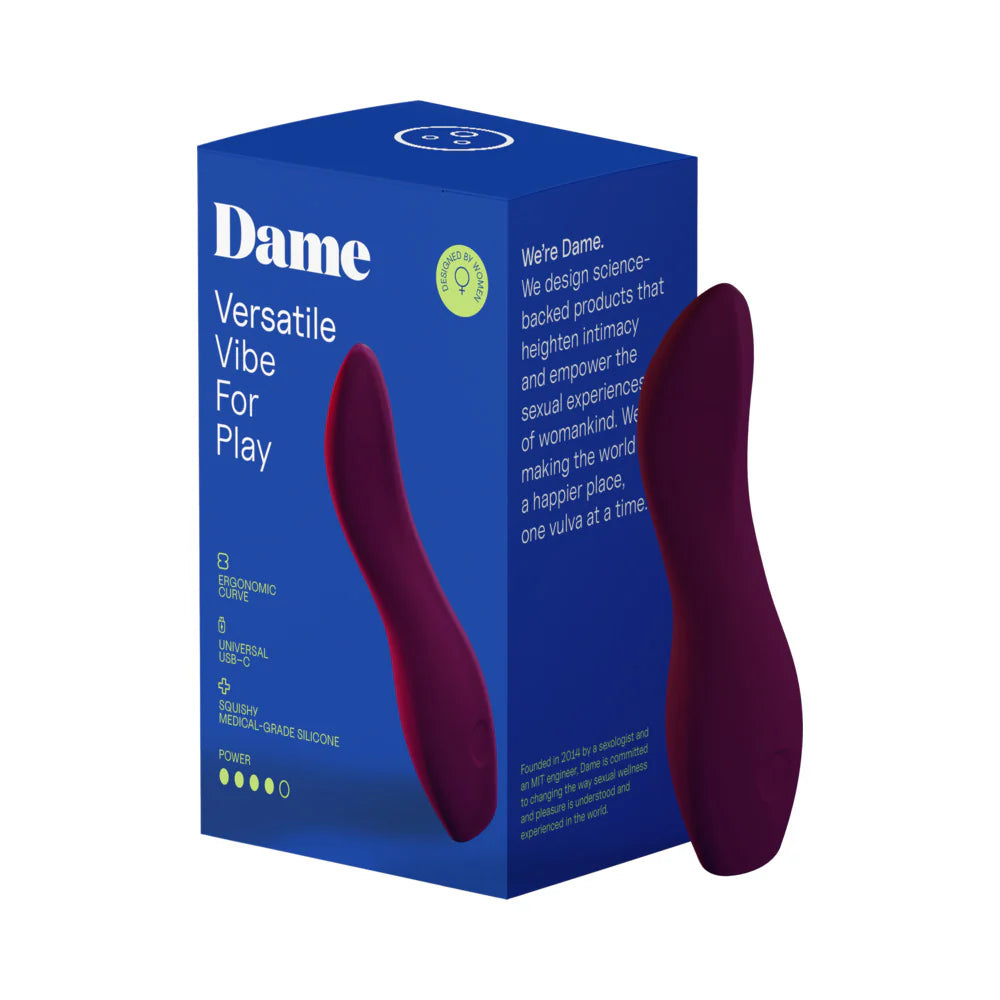 Dame Dip 2.0 Vibrator Plum - Rolik®