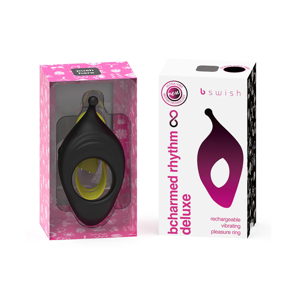 B Swish Bcharmed Rhythm Infinite Deluxe Vibrating C-Ring - Rolik®