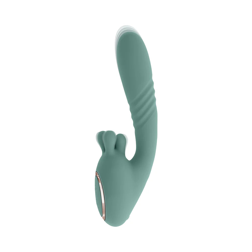 Evolved® Novelties Thrust Into Ecstasy Bendable Thrusting Vibrator - Rolik®