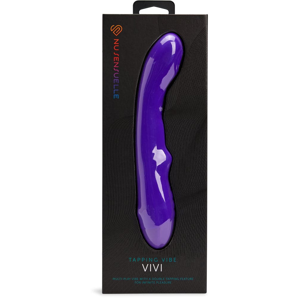 Nu Sensuelle Vivi Tapping Vibrator Purple - Rolik®
