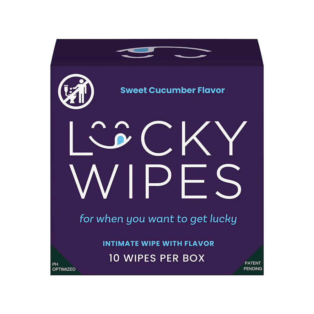 Sweetums® Lucky Flavored Intimate Wipes Cucumber - Rolik®