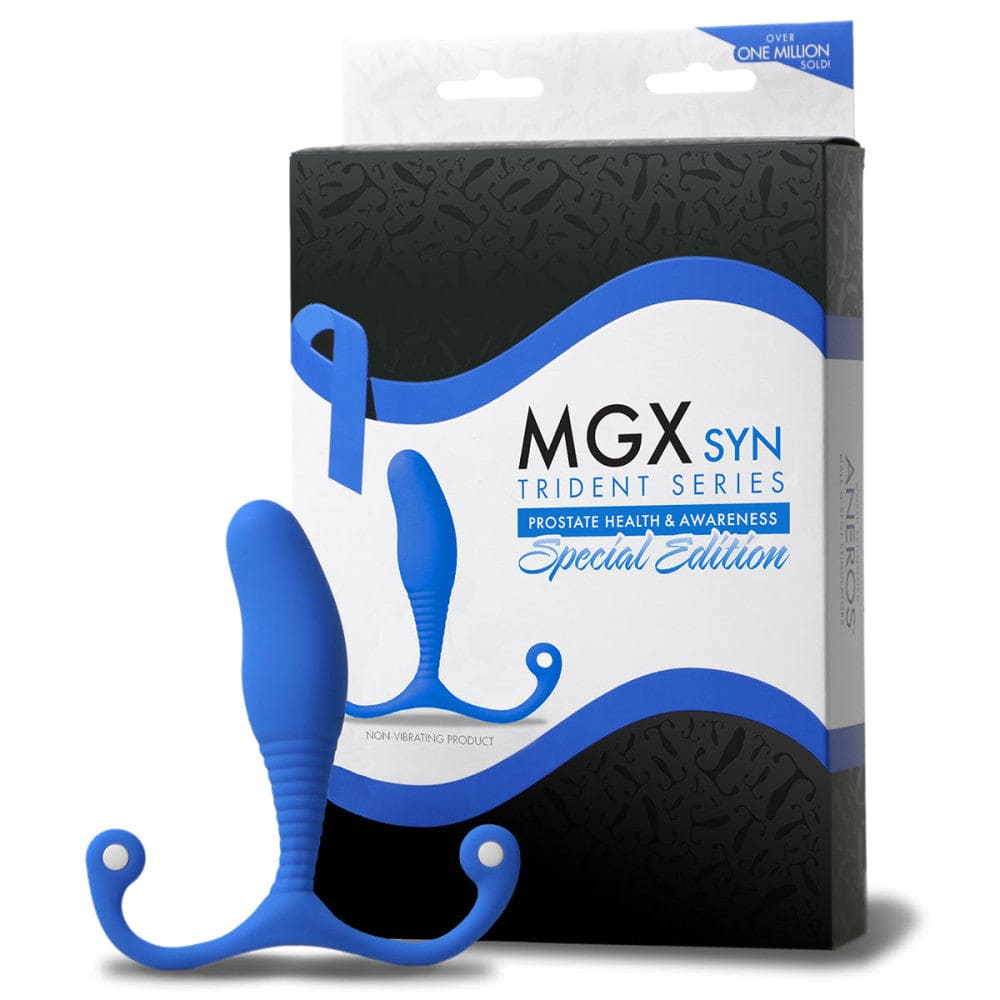 Aneros® MGX Syn™ Trident Prostate Stimulator Blue - Rolik®