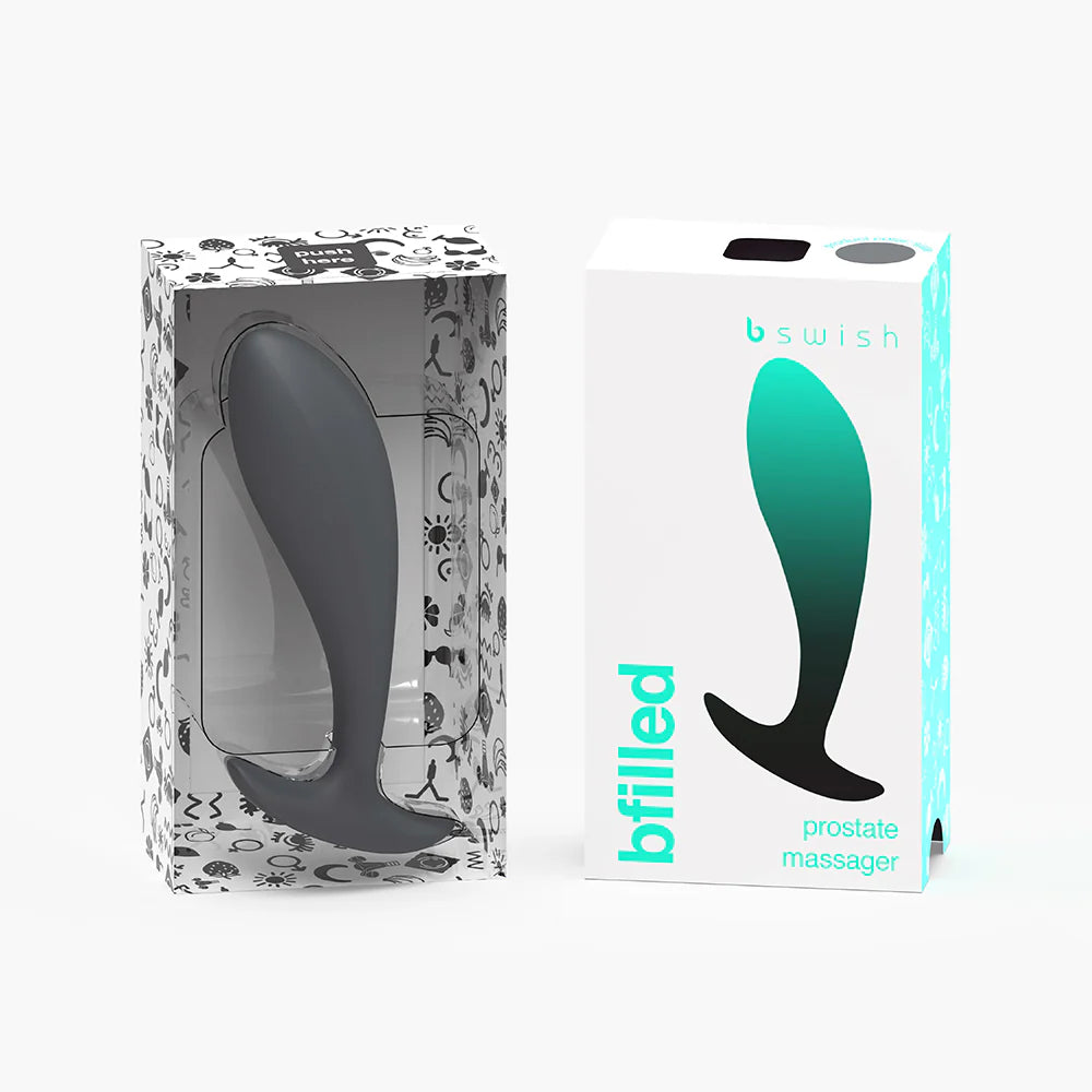 B Swish Bfilled Basic Prostate Plug Slate Grey - Rolik®