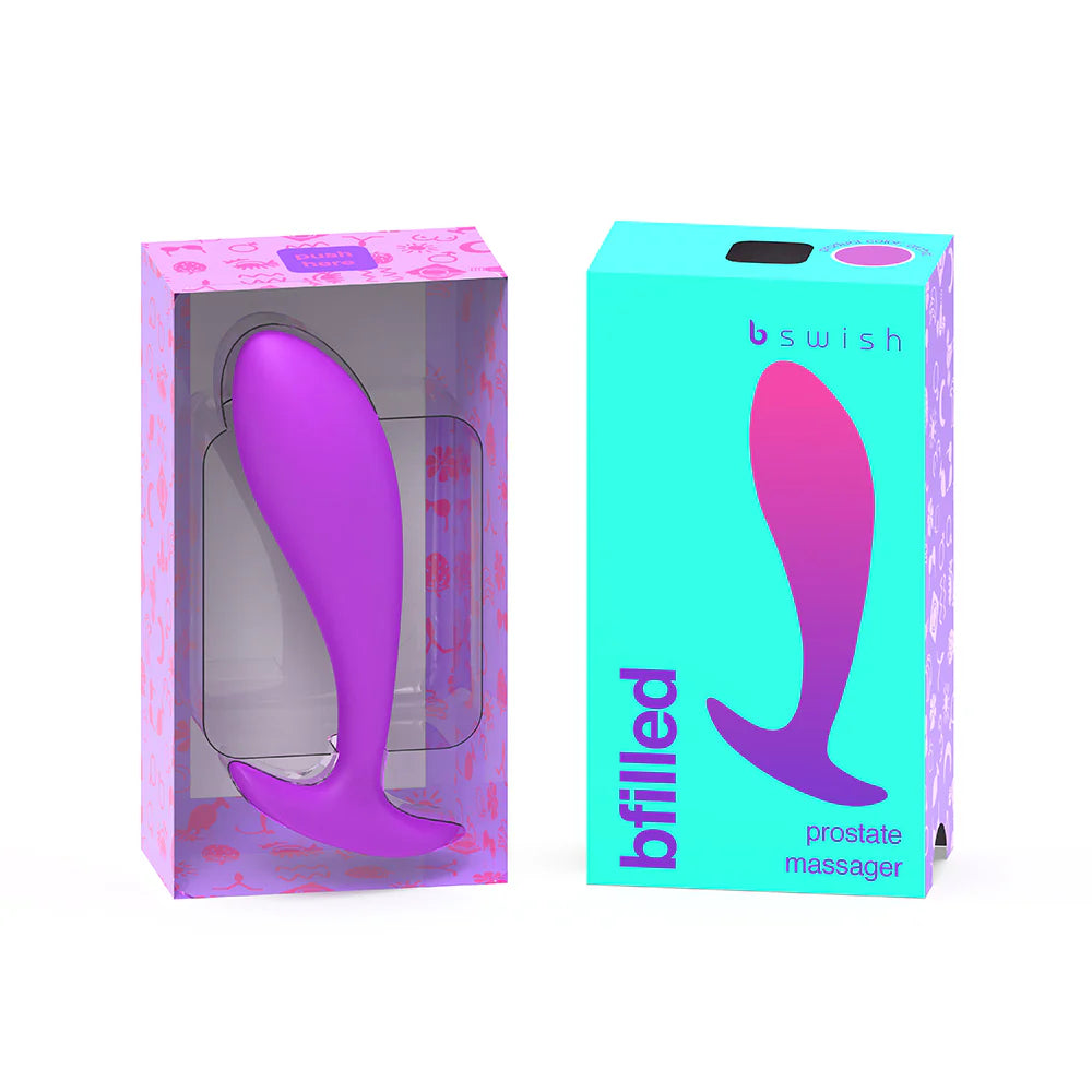 B Swish Bfilled Basic Prostate Plug Orchid Purple - Rolik®