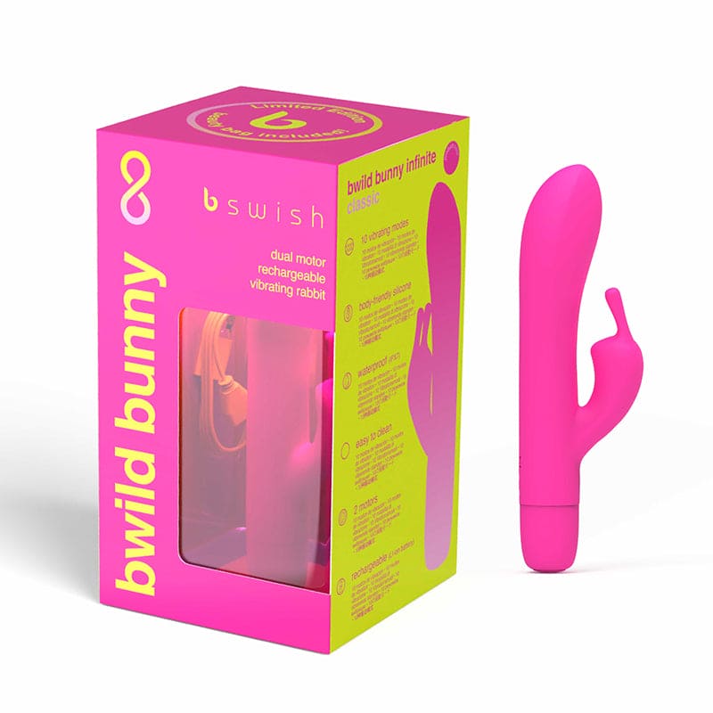 B Swish Bwild Bunny Infinite Classic Rabbit Vibrator Pink - Rolik®