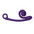Snail Vibe® Curve Dual Stimulation Vibrator Purple - Rolik®
