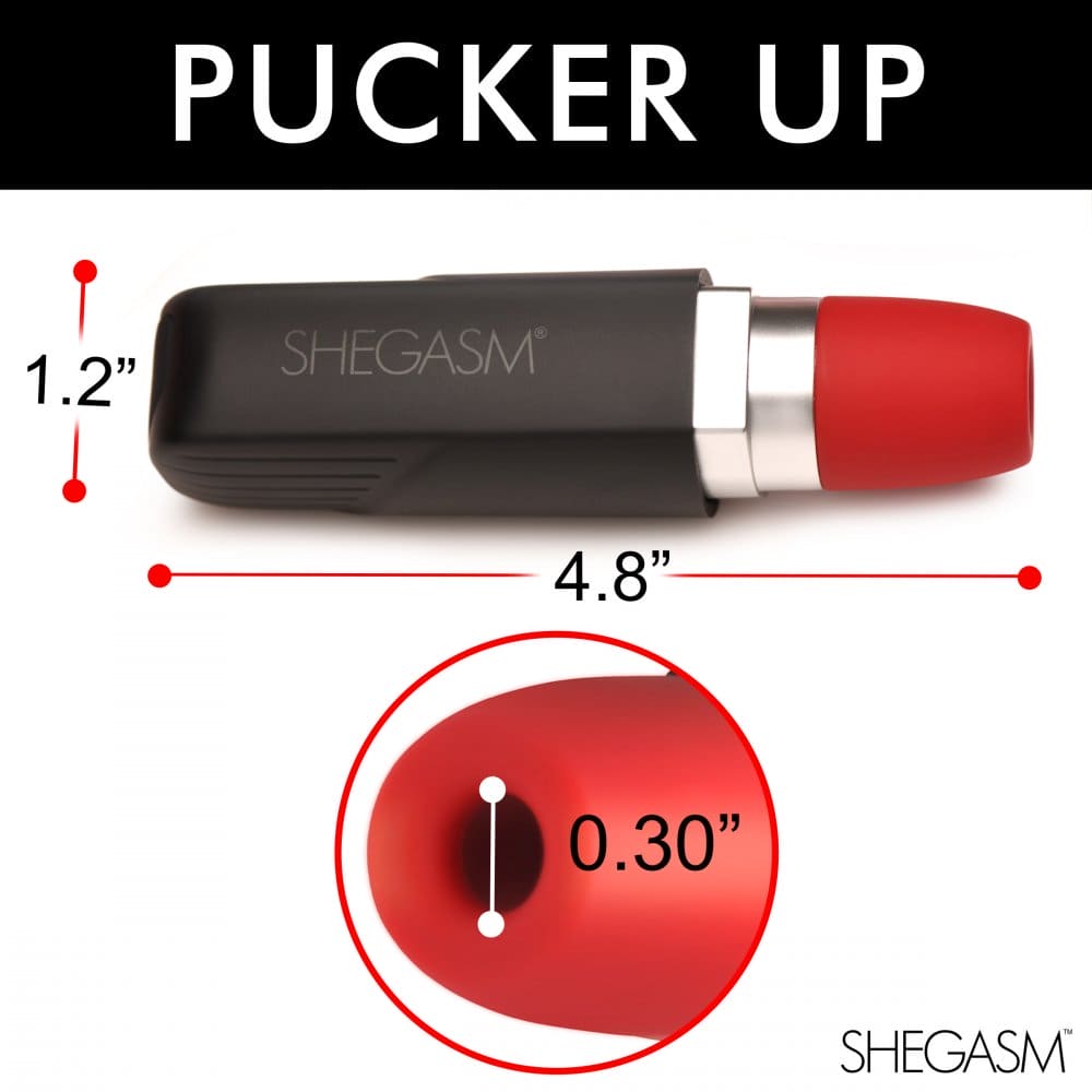 Shegasm™ Pocket Pucker Lipstick Clit Stimulator -  Rolik®