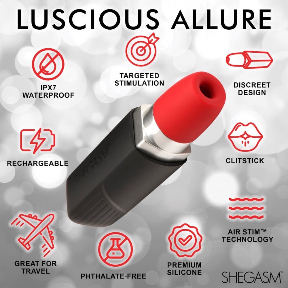 Shegasm™ Pocket Pucker Lipstick Clit Stimulator -  Rolik®