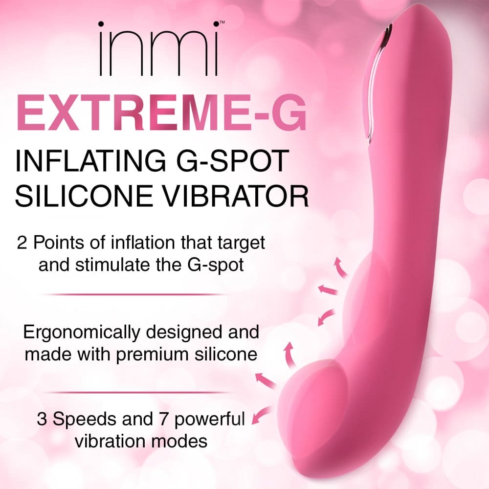 inmi® Extreme-G Inflating G-Spot Vibrator - Rolik®