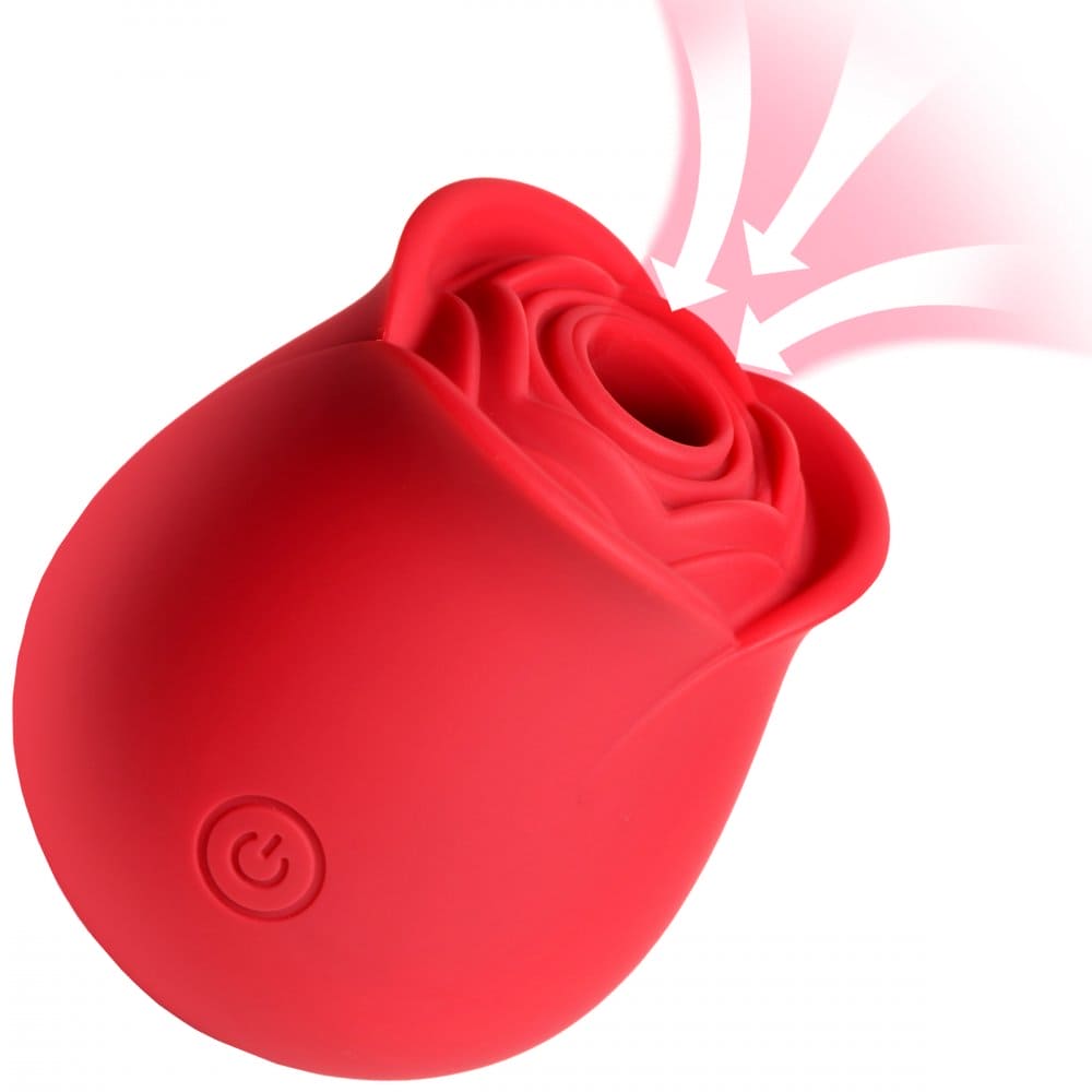 Bloomgasm™ The Perfect Rose Clitoral Stimulator Red - Rolik®